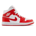 Air Jordan 1 Mid Habanero Red White