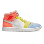 Air Jordan 1 Mid "To My First Coach" Sail White Light Zitron Yellow