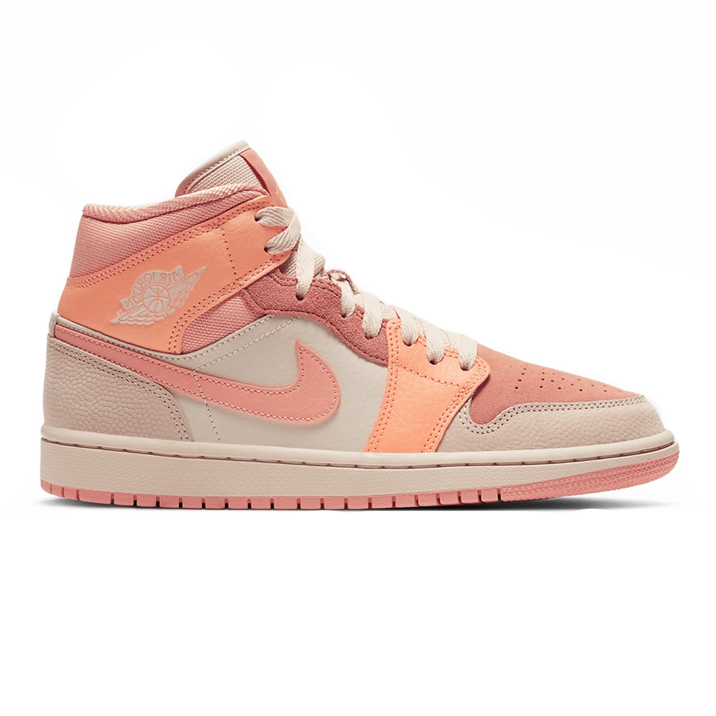 1 Air Jordan 1 Mid Atomic Orange Apricot Agate – תמונה 1