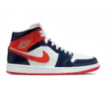 Air Jordan 1 Mid "Champ Colors" Midnight Navy University Red