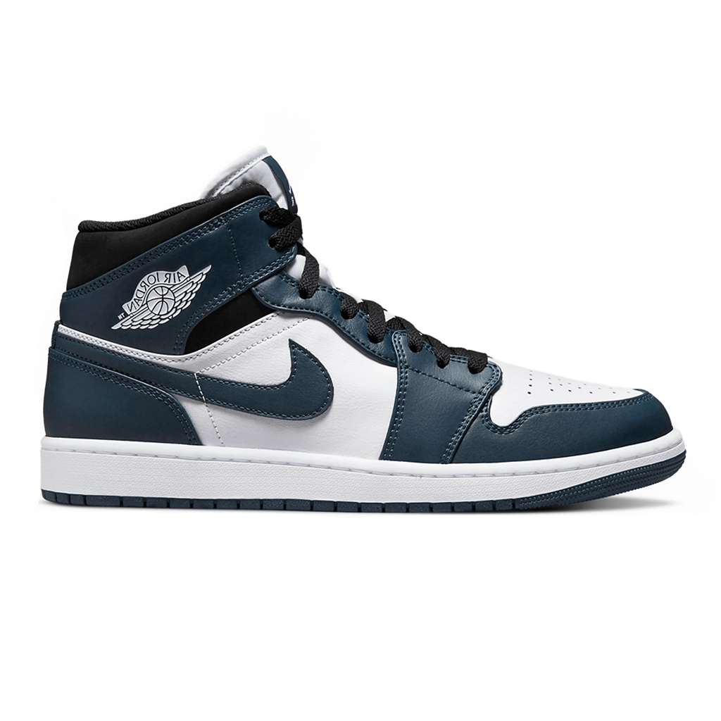1 Air Jordan 1 Mid Armory Navy Black White – תמונה 1