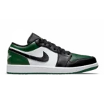 Air Jordan 1 Low "Green Toe" Noble Green Pollen White Black
