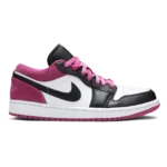 Air Jordan 1 Low Black Active Fuchsia