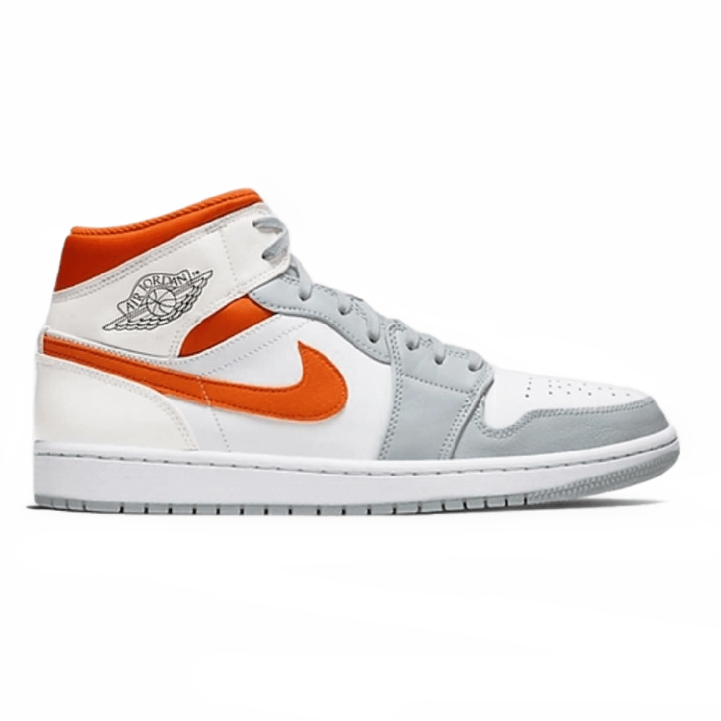 1 Air Jordan 1 Mid Starfish White Pure Platinum Sail – תמונה 1