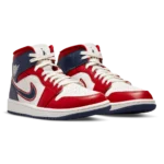 ⁦Air Jordan 1 Mid SE Gym Red Midnight Navy⁩ – תמונה ⁦2⁩