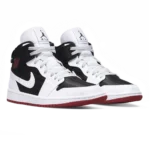 ⁦Air Jordan 1 Mid SE Utility White Black Gym Red⁩ – תמונה ⁦2⁩