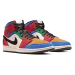 ⁦Air Jordan 1 Mid Fearless “Blue the Great”⁩ – תמונה ⁦2⁩