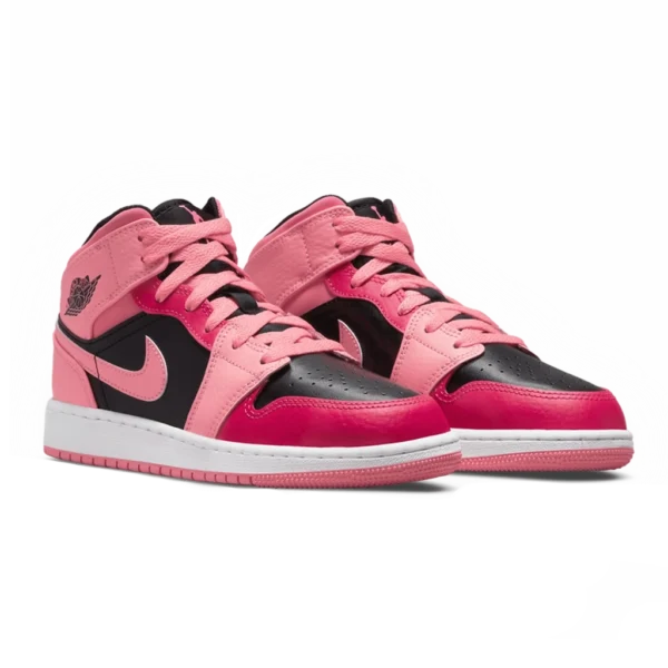 ⁦Air Jordan 1 Mid Coral Chalk Pink⁩ – תמונה ⁦2⁩