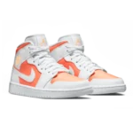 ⁦Air Jordan 1 Mid SE Bright Citrus White⁩ – תמונה ⁦2⁩