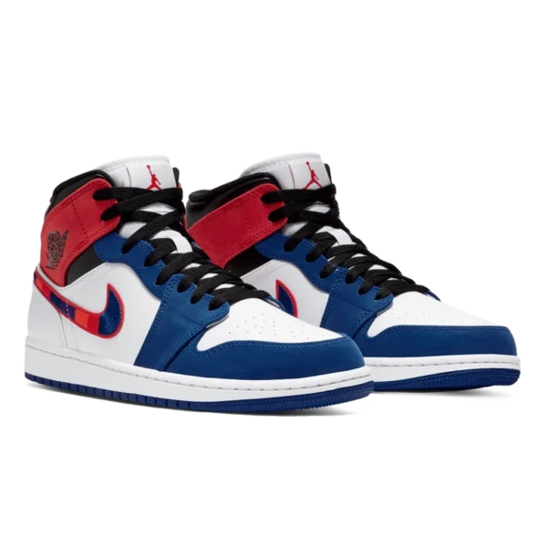 ⁦Air Jordan 1 Mid Multicolored Swoosh⁩ – תמונה ⁦2⁩