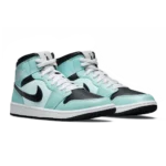 ⁦Air Jordan 1 Mid Aqua Black⁩ – תמונה ⁦2⁩