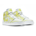 ⁦Air Jordan 1 Mid LX Off White Opti Yellow⁩ – תמונה ⁦2⁩