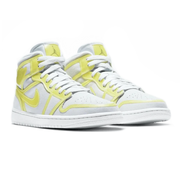 ⁦Air Jordan 1 Mid LX Off White Opti Yellow⁩ – תמונה ⁦2⁩