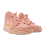 ⁦Air Jordan 1 Mid Coral Gold⁩ – תמונה ⁦2⁩