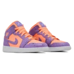 ⁦Air Jordan 1 Mid SE Orange Pulse Atomic Violet⁩ – תמונה ⁦2⁩