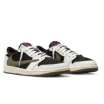 ⁦Air Jordan 1 Low x Travis Scott Medium Olive⁩ – תמונה ⁦2⁩