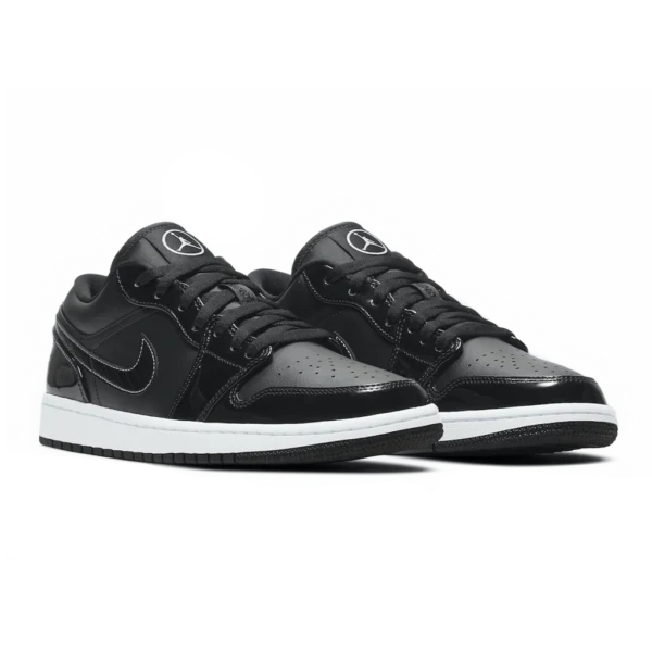 ⁦Air Jordan 1 Low "All Star" Black White⁩ – תמונה ⁦2⁩