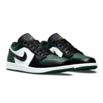 ⁦Air Jordan 1 Low "Green Toe" Noble Green Pollen White Black⁩ – תמונה ⁦2⁩