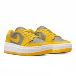⁦Air Jordan 1 Elevate Low in Cement Grey White Varsity Maize⁩ – תמונה ⁦2⁩