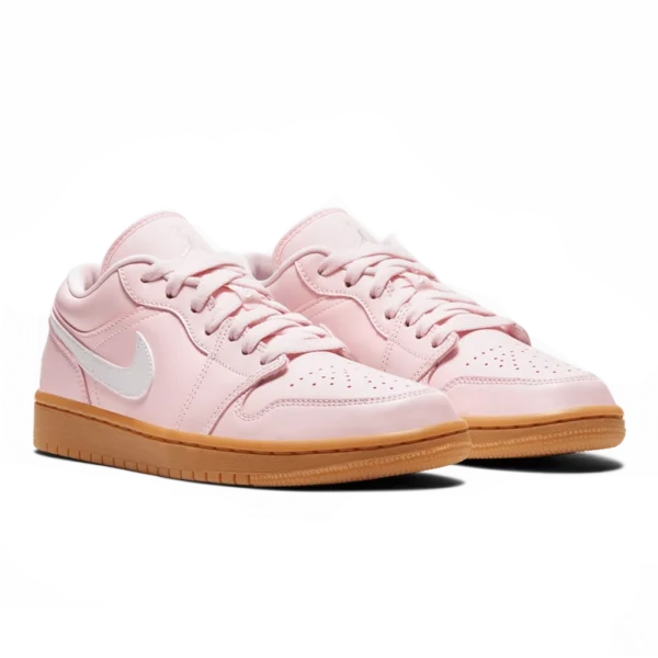 ⁦Air Jordan 1 Low Arctic Pink White Gum Light Brown⁩ – תמונה ⁦2⁩