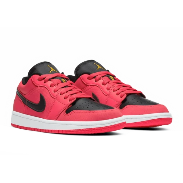 ⁦Air Jordan 1 Low “Siren Red” Siren Red Black White⁩ – תמונה ⁦2⁩