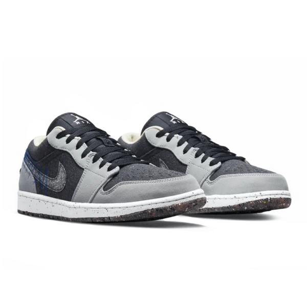 ⁦Air Jordan 1 Low "Crater" Black Grey⁩ – תמונה ⁦2⁩