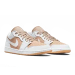 ⁦Air Jordan 1 Low White Hemp Gum Yellow⁩ – תמונה ⁦2⁩