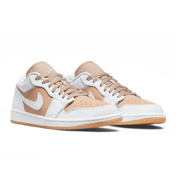 ⁦Air Jordan 1 Low White Hemp Gum Yellow⁩ – תמונה ⁦2⁩