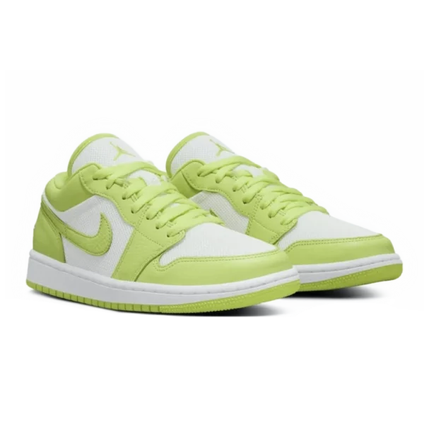 ⁦Air Jordan 1 Low SE Summit White Limelight⁩ – תמונה ⁦2⁩