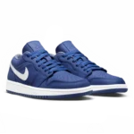 ⁦Air Jordan 1 Low Deep Royal Blue White⁩ – תמונה ⁦2⁩