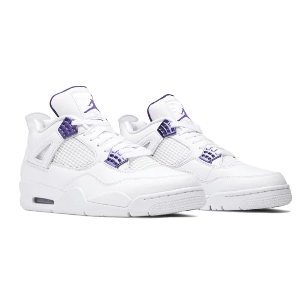 ⁦Air Jordan 4 Retro Metallic Purple⁩ – תמונה ⁦2⁩