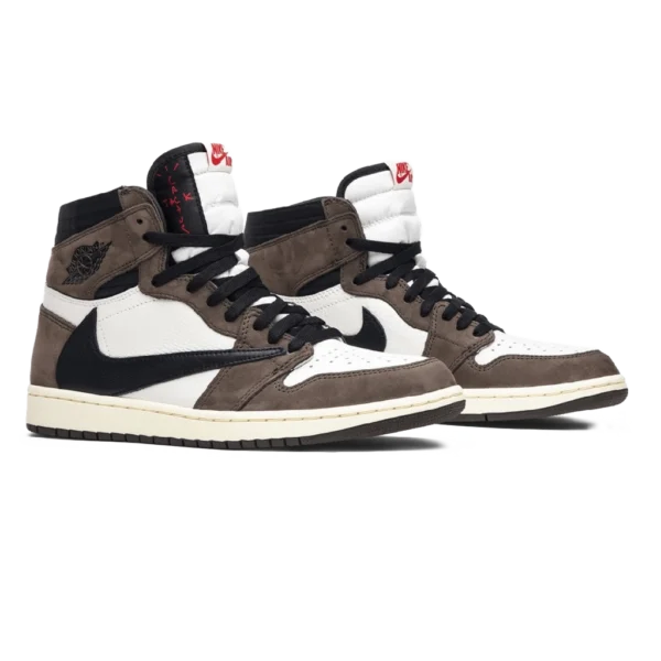 ⁦Air Jordan 1 High TS x Travis Scott Olive Green Dark Mocha⁩ – תמונה ⁦2⁩