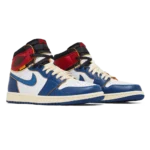 ⁦Air Jordan 1 Retro x Union Storm Blue⁩ – תמונה ⁦2⁩