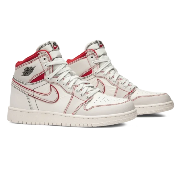 ⁦Air Jordan 1 Retro High OG Phantom Gym Red⁩ – תמונה ⁦2⁩