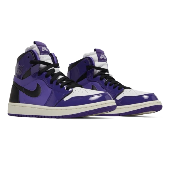 ⁦Air Jordan 1 Zoom Comfort Court Purple Patent⁩ – תמונה ⁦2⁩