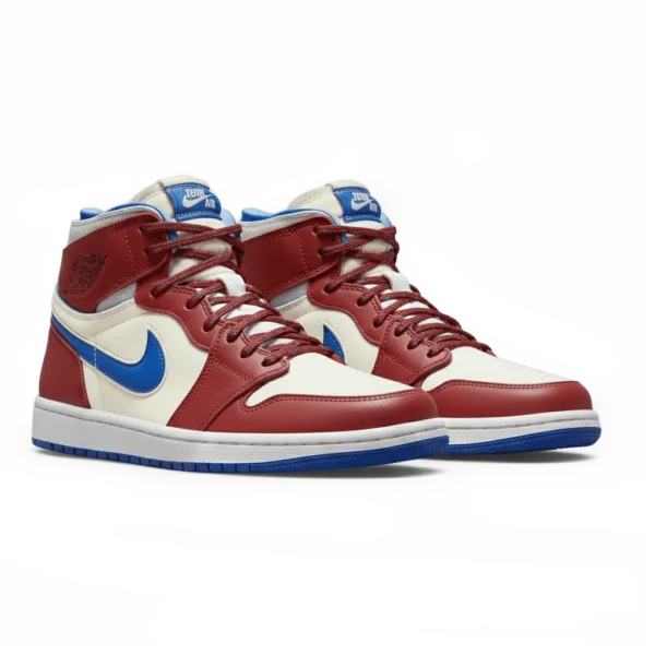 ⁦Air Jordan 1 High Zoom CMFT Team Red Sail Hyper Royal⁩ – תמונה ⁦2⁩