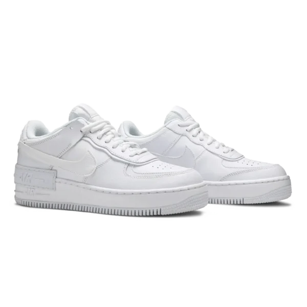 ⁦Nike Air Force 1 Shadow Triple White⁩ – תמונה ⁦2⁩