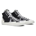 ⁦Nike Blazer Mid x Sacai Black Grey⁩ – תמונה ⁦2⁩
