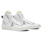 ⁦Nike Blazer Mid x Sacai White Grey⁩ – תמונה ⁦2⁩