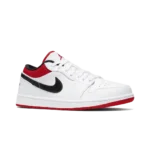 ⁦Air Jordan 1 Low White University Red Black⁩ – תמונה ⁦2⁩