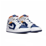 ⁦Air Jordan 1 Mid White Deep Royal Blue⁩ – תמונה ⁦2⁩