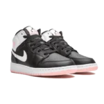 ⁦Air Jordan 1 Mid Arctic Punch Black White⁩ – תמונה ⁦2⁩