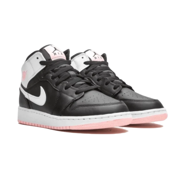 ⁦Air Jordan 1 Mid Arctic Punch Black White⁩ – תמונה ⁦2⁩