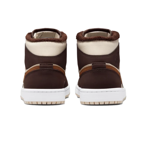 ⁦Air Jordan 1 Mid SE Cream Dark Chocolate⁩ – תמונה ⁦3⁩