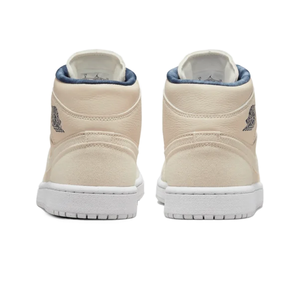 ⁦Air Jordan 1 Mid SE Summit White Midnight Navy⁩ – תמונה ⁦3⁩