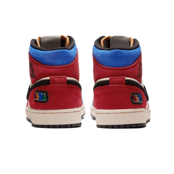 ⁦Air Jordan 1 Mid Fearless “Blue the Great”⁩ – תמונה ⁦3⁩