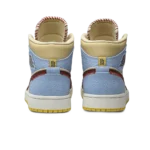⁦Air Jordan 1 Mid x Maison Château Rouge "Fearless" Pale Vanilla Cinnamon⁩ – תמונה ⁦3⁩