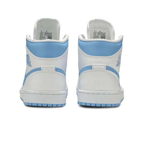 ⁦Air Jordan 1 Mid "UNC" White Carolina Blue⁩ – תמונה ⁦3⁩