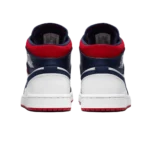 ⁦Air Jordan 1 Mid SE "Olympic" White Midnight Navy Red⁩ – תמונה ⁦3⁩