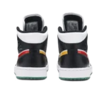 ⁦Air Jordan 1 Mid "Alternate Swoosh" Black University Red White Green⁩ – תמונה ⁦3⁩